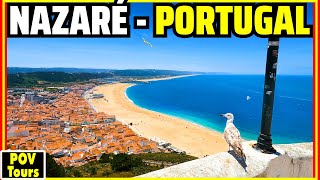 NAZARÉ The Best Views of Portugals Atlantic Coast [upl. by Zinck]