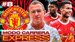 🔴 BIENVENIDO RANGNICK VUELVE el UNITED CAMPEON 🔴  FIFA 22 Modo Carrera Express M United 8 [upl. by Der]