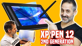 XPPEN Artist 12 2nd Gen  Unboxing  Review  Test Perfecta para empezar en digital [upl. by Rochester]