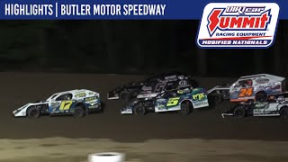 DIRTcar Summit Modified Nationals  Butler Motor Speedway  July 13 2023  HIGHLIGHTS [upl. by Atenik625]