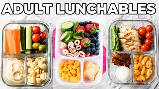 Healthy HighProtein Adult Lunchables for Work  Office Lunch Ideas by MOMables [upl. by Ajiram]