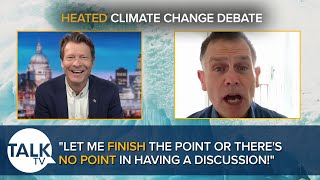 quotTheres No Point In Having A Discussionquot  A Must Watch Heated Debate On Climate Change [upl. by Anelec]