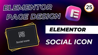 Social Icon in Elementor 25  Pradeep Marketer elementorwebsite socialicon [upl. by Miguela]