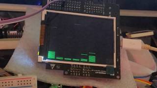 ESP32 Audio Spectrum on WROVER Kit V3 13 [upl. by Oiramej]