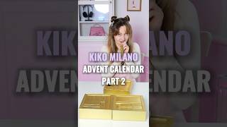 Kiko milano advent calendar part2 Careful Spoilers kikomilano [upl. by Vijnas]