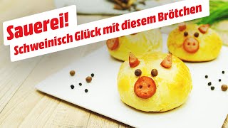 Schwein gehabt  mit diesen Brötchen • KochMit [upl. by Gladwin]