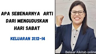 Apakah Kita Sudah Menguduskan Hari SabatApakah Arti SabatMinistry100Channel [upl. by Nary]