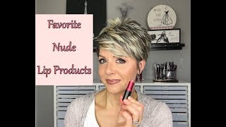 My Favorite Nude Lipsticks Glosses amp Liners [upl. by Mathian299]