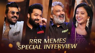 RRR MEMES special Interview with Suma  RRRonMarch25th [upl. by Nylhtiak8]