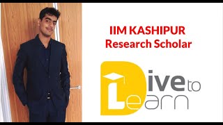 PhD at IIM  Abhyudaya Anand Mishra  IIM Kashipur convert 2020 [upl. by Dot]