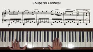 Couperin Carnival Piano Tutorial [upl. by Palma]