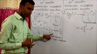 SN1 and SN2 reactions  difference  stereochemistry  haloalkanes and haloarenes  class 12 [upl. by Shea]