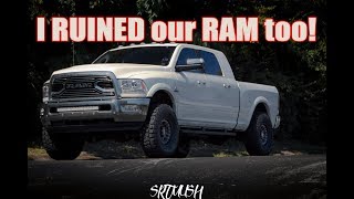 2017 Ram 2500 Leveling Kit Taller Wider [upl. by Semreh]