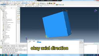 119 Abaqus Tutorial How to use cylindrical coordinate system [upl. by Cesaro]