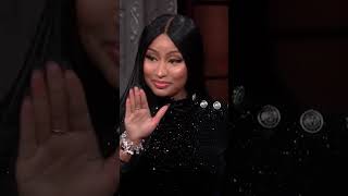 Nicki Minaj Makes Stephen Colbert Forget His WIFE😭 [upl. by Yemrej]