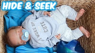 Hide and Seek with Reborn Baby Dolls [upl. by Fortunia]