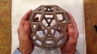 Giant Spherical Frame Tutorial Rhombicosidodecahedron Zen Magnets [upl. by Tita]