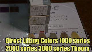 Keune Direct Lifting Colors 1000 series2000 series 3000 series Part 1 [upl. by Yauqaj]