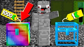 1€ Glas Kiste vs 1000€ Kiste in Minecraft LUCKY BLOCK BEDWARS [upl. by Reed]