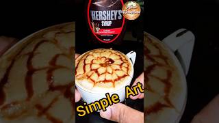 Coffee Art Chocolate Paste  Back Coffee maker coarse coffee howtomakecappuccinoathome [upl. by Campos]