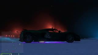 GTA V Online  CHEVAL TAIPAN AT THE AIRPORT ON FOGGY SNOWY NIGHT [upl. by Ellivro]