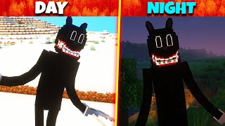 New Updated Cartoon Cat is too HORRIFYING  Minecrafts Cartoon Cat world [upl. by Alleuqram]