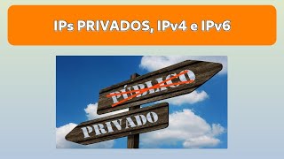 RESUMÃO REDES  IPS PRIVADOS IPV4 E IPV6 [upl. by Maurili189]