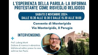 𝗟𝘂𝗱𝘄𝗶𝗴 𝗠𝗼𝗻𝘁𝗶 quotDietrich Bonhoeffer lettore della Bibbiaquot [upl. by Clift]