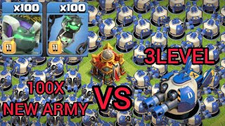 150X BOOM SURPRİSE AND TOWN HALL 16 VS 100X LAVALOON AND WİTCH GOLEM CLASH OF CLANS [upl. by Ardnait256]