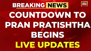 Ram Mandir Pran Pratishta News LIVE  Ram Mandir Ayodhya LIVE  Ram Mandir News LIVE [upl. by Sherar856]