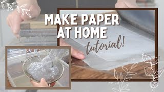 How to make recycled paper  mould amp deckle diy  Tutorial [upl. by Maurice]