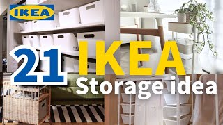 21 Best IKEA Storage Ideas✨MustHave Items for Every Room  Closet Kitchen and so on [upl. by Itak348]