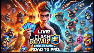 Target 8000 Trophies 25 Elixer deck Beginner Clash Royale Strategies  Live Stream amp Chillquot [upl. by Todhunter]