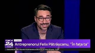 În fața ta cu Felix Pătrășcanu Am fost rugat să investesc în tot felul de combinații le spun eu [upl. by Borek]