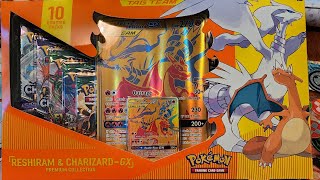 Reshiram amp Charizard Gx Tag Team Premium Collection  Pokemon Cards Opening [upl. by Annahgiel691]