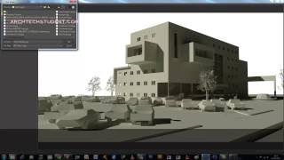 Sketchup  Kerkythea Tutorial Clay Rendering [upl. by Asseram]