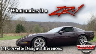 What makes it a ZR1 C4 Corvette Design Differences [upl. by Znerol]