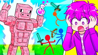 Squad Watches MORE Minecraft vs Animations… things get INSANE [upl. by Atirihs]