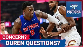 Detroit Pistons Defensive Dilemma Stewart Or Duren For More Minutes [upl. by Annawaj]