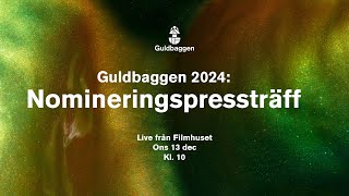 Nomineringarna för Guldbaggen 2024 presenteras [upl. by Reede146]