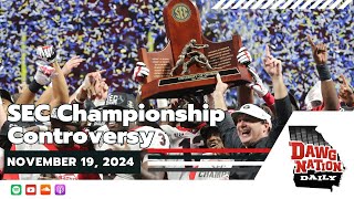 Kirby Smart declines comment on emerging SEC championship controversy  DawgNation Daily [upl. by Ettennor894]