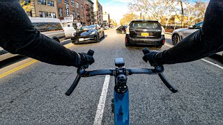 An End of Year Double Bicycle Commute around Brooklyn to Manhattan [upl. by Anitsirt]