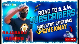 10K SPECIAL LIVE🔴 GIVEAWAY  FREE FIRE LIVE GIVEAWAY CUSTOM ROOM  FREE FIRE MAX LIVE 🔴 [upl. by Verdie466]