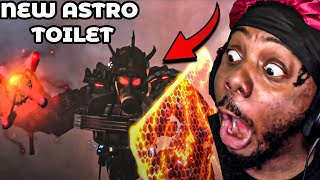 GMAN VS ASTRO TOILETS  skibidi toilet 72 part 2 REACTION [upl. by Rochette332]