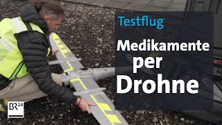 Erster Testflug Wenn bei Notfällen die Medizin per Drohne kommt  Abendschau  BR24 [upl. by Nivle]