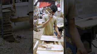 Building a bench through Raw Wood  Skilled Workers [upl. by Ispep]