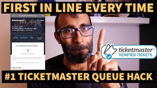 THE SECRET TO ALWAYS GETTING FIRST IN LINE FOR TICKETMASTER SMART QUEUE [upl. by Maloney]