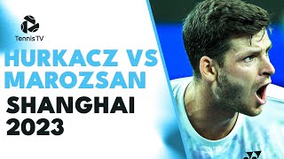 Hubert Hurkacz vs Fabian Marozsan QuarterFinal Highlights  Shanghai 2023 [upl. by Oznofla640]