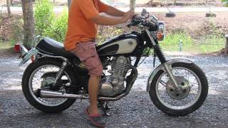 How to kick start sr400 sr500 yamaha [upl. by Goldie]