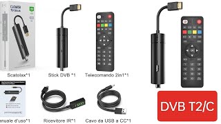 DVB T2C TV Stick  HD 1080p [upl. by Diehl85]